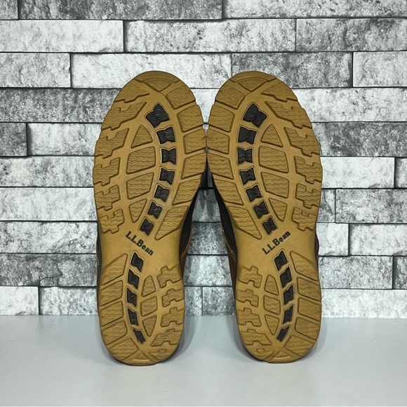 LL Bean Storm Chaser Low Womens 11 Leather Waterproof Winter Slip On Boots - Picture 7 of 8